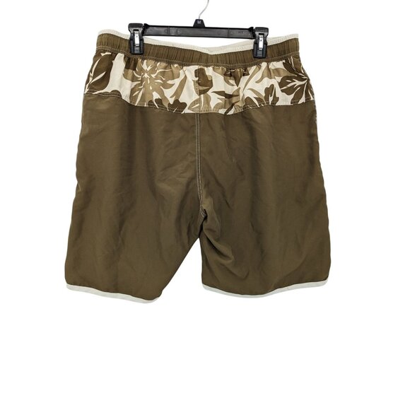 Speedo Board Swim Trunk Shorts Men Size 36 Floral Hawaiian Tropical Y2K Surfer - Picture 2 of 7